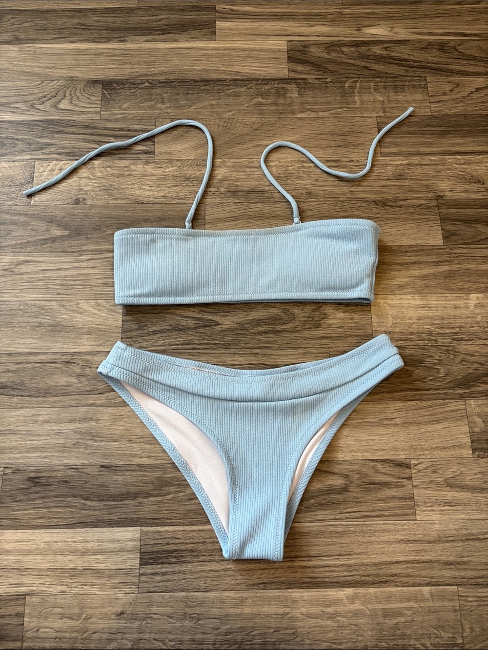 Baby blue bikini
